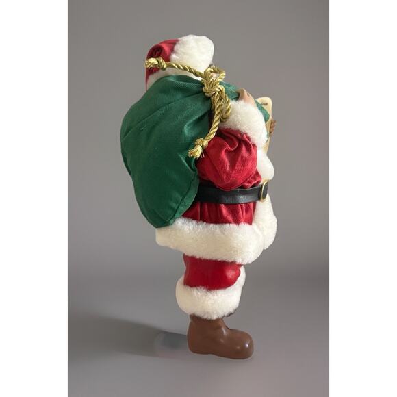 Clothtique Christmas Possible Dreams PDL Santa Figure Fur Toy Bag Slung List - Picture 5 of 7